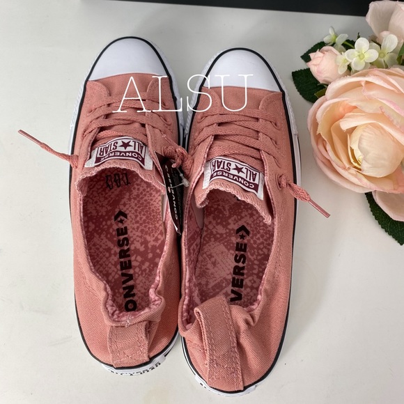 Converse Ctas Shoreline Slip Rust Pink Canvas W - Picture 4 of 8